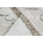 Fonott Sizal tepih MOROC 22319 rombuszok boho rojt - szerkezeti bež / krem 117x170 cm