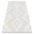 Fonott Sizal tepih MOROC 22321 cikcakk boho rojt - szerkezeti bež / krem 136x190 cm