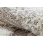 Fonott Sizal tepih MOROC 22329 cikcakk, vonalak boho rojt - szerkezeti bež / krem 155x220 cm