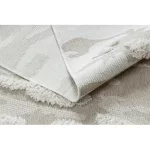 Fonott Sizal tepih MOROC 22331 rombuszok boho rojt - szerkezeti bež / krem 155x220 cm