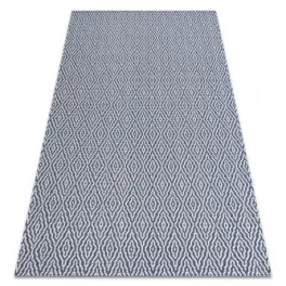   Fonott Sizal CASA Eco tepih boho  gyémánt 22084 tamnoplava / žuta, újrahasznosított tepih 153x220 cm
