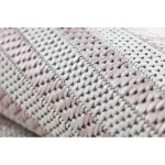 Fonott sizal tepih SION labirintus 22376 lapos szövött ružičasta / ecru 180x270 cm