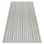 Fonott sizal tepih COOPER Csík, Etno 22237 ecru / tamnoplava 160x220 cm