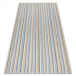   Fonott sizal tepih COOPER Csík, Etno 22237 ecru / tamnoplava 160x220 cm