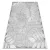 tepih BOTANIC 65241 listovi lapos szőtt - siva 117x170 cm