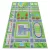  Kab. BAMBINO 2624 perivi tepih City, ulice za djecu protuklizni - zelena/siva 80x150 cm