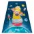  Kab. BAMBINO 42810 perivi tepih Rocket, planeti za djecu protuklizni - plava / smeđa 80x150 cm