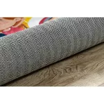  Kab. BAMBINO 42810 perivi tepih Rocket, planeti za djecu protuklizni - plava / smeđa 80x150 cm