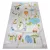  Kab. BAMBINO 50230 perivi tepih Zoo, ulice za djecu protuklizni - bež / zelena 80x150 cm
