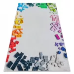  Kab. BAMBINO 38480 perivi tepih Set za gradnju za djecu protuklizni - sivo/žuto 160x220 cm