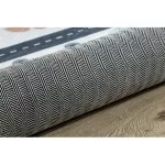  Kab. BAMBINO 46980 perivi tepih Forest za djecu protuklizni - bijela / zelena 120x170 cm