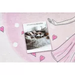  Kab. BAMBINO 2161 perivi tepih Balerina, mačić za djecu protuklizni - roza 160x220 cm