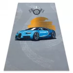  Kab. BAMBINO 41730 perivi tepih Auto, utrke za djecu protuklizni - ružičasti / plavi 140x200 cm