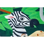  Kab. BAMBINO 2705 perivi tepih Životinje, Afrika za djecu protuklizni - zelena / smeđa 160x220 cm