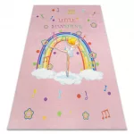  Kab. BAMBINO 41870 perivi tepih Balerina, duga za djecu protuklizni - roza 160x220 cm