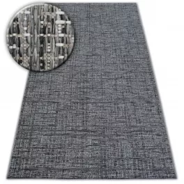   Fonott sizal tepih LOFT 21126 KEVEcrvenaÉS siva/elefántcsont/siva 60x110 cm