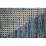 Fonott sizal tepih LOFT 21132 HÁROMSZÖGEK elefántcsont/siva/plava 60x110 cm