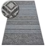 Fonott sizal tepih LOFT 21118 boho elefántcsont/siva/siva 80x150 cm