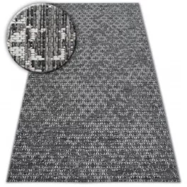   Fonott sizal tepih LOFT 21145 boho elefántcsont/siva/siva 120x170 cm