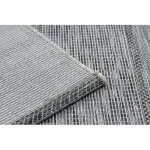 Fonott sizal tepih LOFT 21108 Vonalak siva / elefántcsont / siva 120x170 cm