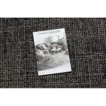 Fonott sizal floorlux tepih 20401 crne / siva  200x290 cm