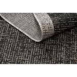 Fonott sizal floorlux tepih 20401 crne / siva  200x290 cm