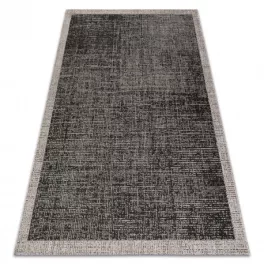 Fonott sizal floorlux tepih 20401 crne / siva  160x230 cm