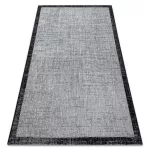 Fonott sizal floorlux tepih 20401 siva / crne 140x200 cm