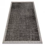 Fonott sizal floorlux tepih 20401 crne / siva  120x170 cm