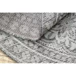  Tkani tepih od sisala LOFT 21193 Krug boho slonovača/srebro/taupe krug 160 cm