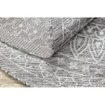  Tkani tepih od sisala LOFT 21207 Rosette Circle boho slonovača/srebro/taupe krug 160 cm