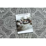  Tkani tepih od sisala LOFT 21193 Krug boho slonovača/srebro/taupe krug 120 cm