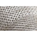 Fonott sizal floorlux tepih 20079 Négyszögletes siva / crne 120x170 cm