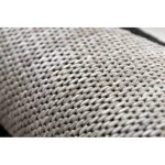 Fonott sizal floorlux tepih 20608 marokkói rácsos siva / crne 60x110 cm