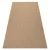 Fonott sizal floorlux tepih 20580 egyszerű, jednobojan - természetes / kávé 60x110 cm