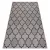 Fonott sizal floorlux tepih 20607 marokkói rácsos siva / crne 60x110 cm