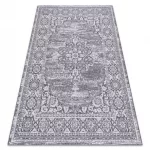 Fonott sizal tepih LOFT 21213 siva / siva / elefántcsont 80x150 cm
