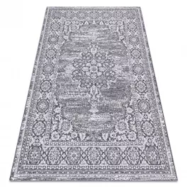   Fonott sizal tepih LOFT 21213 siva / siva / elefántcsont 80x150 cm
