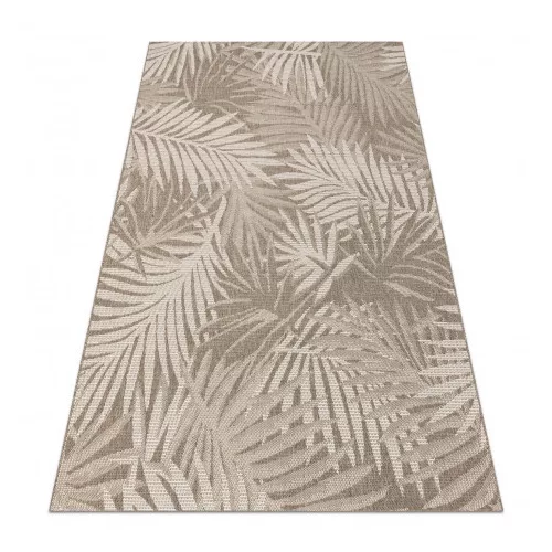  Kab. Tkani sisal tepih floorlux 20504 lišće sivo / pjenušava džungla 60x110 cm