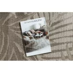  Kab. Tkani sisal tepih floorlux 20504 lišće sivo / pjenušava džungla 60x110 cm