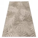  Kab. Tkani sisal tepih floorlux 20504 lišće sivo / pjenušava džungla 80x150 cm