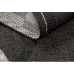 Tkani sisal floorlux tepih 20078 CRNI / srebrni 240x330 cm