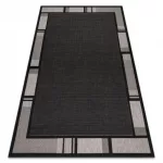  Tkani sisal floorlux tepih 20195 CRNI / srebrni 240x330 cm