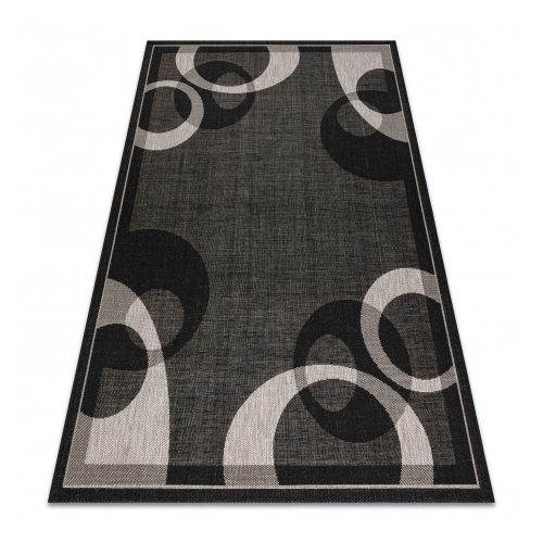 Fonott sizal floorlux tepih 20078 crne / siva  200x290 cm