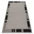Fonott sizal floorlux tepih 20195 siva  / crne 200x290 cm