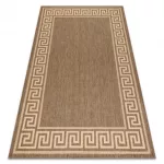Fonott sizal floorlux tepih 20014 coffe / mais 80x150 cm