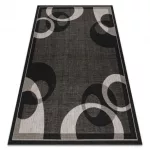 Fonott sizal floorlux tepih 20078 crne / siva  80x150 cm