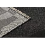 Fonott sizal floorlux tepih 20078 crne / siva  80x150 cm