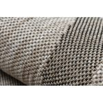 Fonott sizal floorlux tepih 20078 siva  / crne 80x150 cm