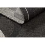 Fonott sizal floorlux tepih 20078 crne / siva  160x230 cm